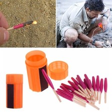 20pcs Stormproof Matches UCO Hiking 10s Burning 5cm Waterproof Matches w/ Box