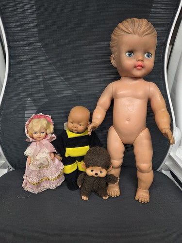 Lot vintage dolls - of, toys