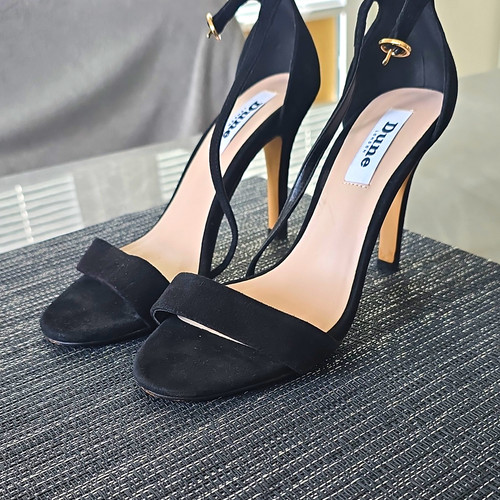 Dune london black suede - london,