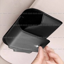 Magnetic Leather Car Sun Visor