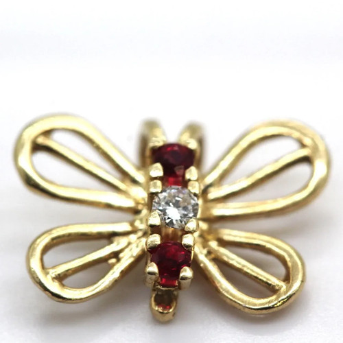 14k yellow gold ruby - 14k, and