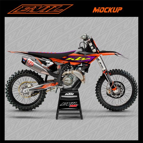 Custom graphics kit ktm sx - mx,