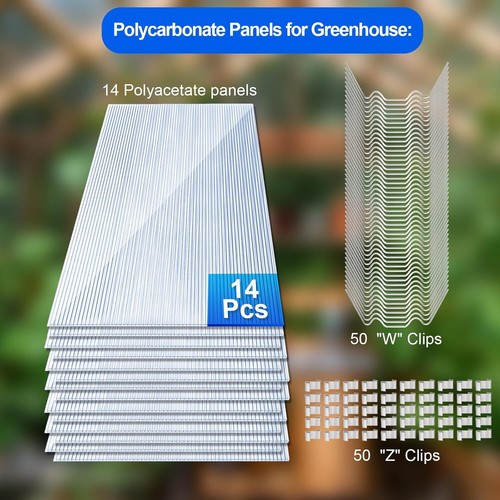 Pack clear polycarbonate - 14,