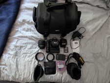 Nikon D3300 filmmaker kit with 3 lenses, camera bag + extras - great condition