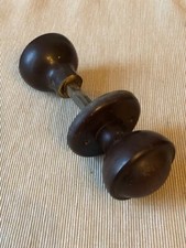 One Pair Of Bakelite Antique  Door Knobs With Grub Screws  BA1341