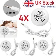 4PCS PILLOW SPEAKER - 3.5mm for MP3 MP4 Player For iPod White