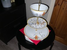 DISNEY WINNIE THE POOH PLATE/BOWL 3 TIER CAKE SWEET STAND