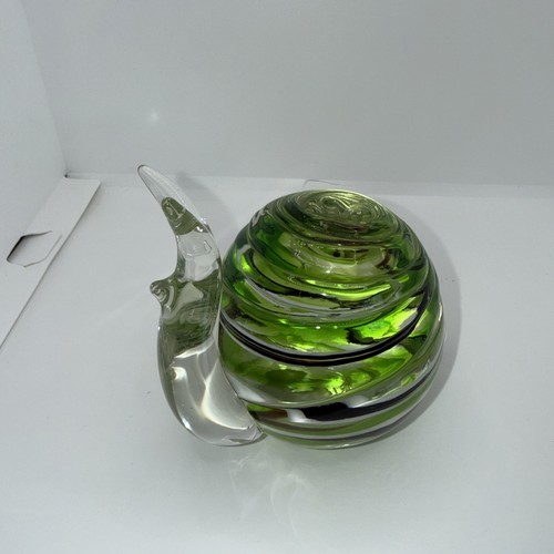 Delightful vintage glass snail - delightful,