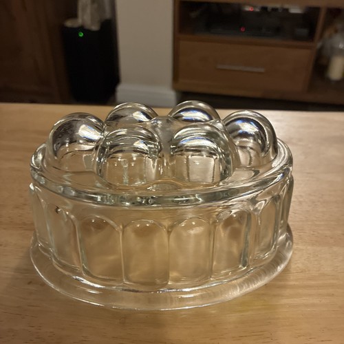 Vintage glass jelly - glass, mould