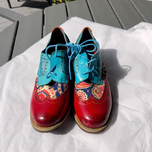 Womens wing tip brogue vintage - brogue,