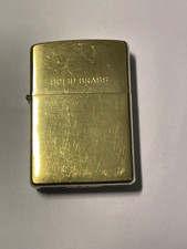2010 Zippo Lighter  - Solid Brass - Very good working order