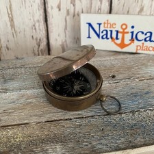 Antique Finish Brass Compass