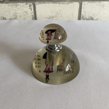 ?Beautiful Glass Refillable Perfume Bottle Complete With Stopper 3” Tall VGC?