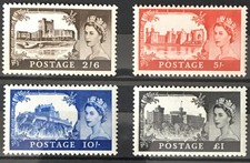 GB QEII 1963 Wilding Castles