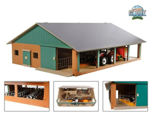 Kids globe cattle shed with - globe,