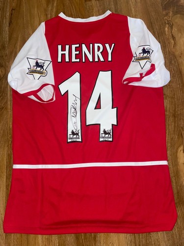 Thierry henry signed arsenal - henry,