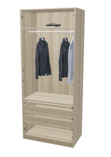 Ikea Pax Wardrobe white wash