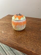 Shelley Orange Sugar Pot
