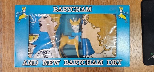 Babycham deer cloth and apron - deer,,