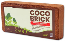 COCO COIR BRICK 5KG AND 650 GMS ORGANIC  COCONUT FIBRE 100% NATURAL 