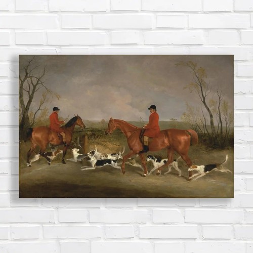 Hunting scene autumn - hunting, in