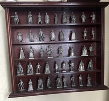 Franklin Mint "Kings & Queens of England" Miniatures - COMPLETE (No Charles yet)