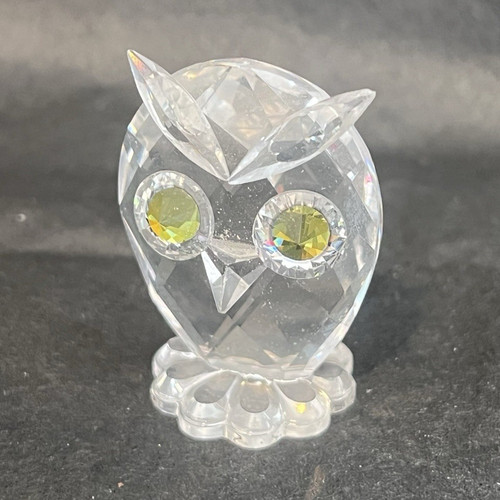Swarovski crystal owl ornament - swarovski,
