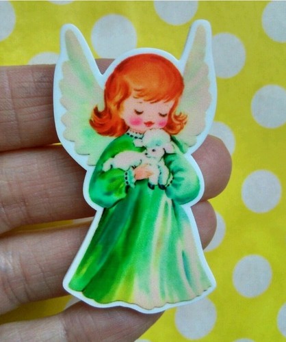 Vintage kitsch style angel - vintage,