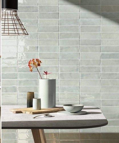 Claybrook green zellige style - green,