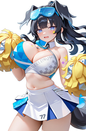 Hibiki cheerleader vinyl car - hibiki,