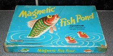 MAGNETIC FISH POND AQUARIUM * Vintage 1970s Spear's Games * Complete *