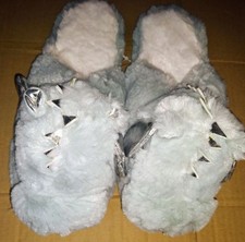 Boux Avenue Novelty Green Dragon Slippers UK Size: M     LAST PRICE!