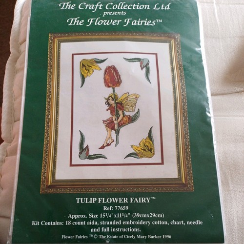 Tulip flower fairy cross - fairy,