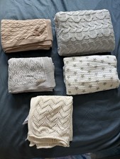 Knitted & Muslin Baby Blankets
