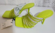 ZARA HIGH-HEEL VINYL SANDALS