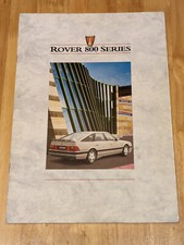 Rover 800 Series 1988 Brochure