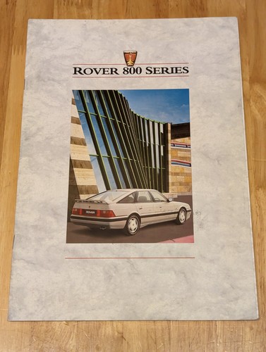 Rover 800 series 1988 brochure - series,
