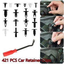 421Pcs Car Retainer Clips Push Pin Rivets Set Door Trim Panel Clip Fasteners Kit