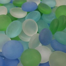 Decorative Glass Pebbles Vase