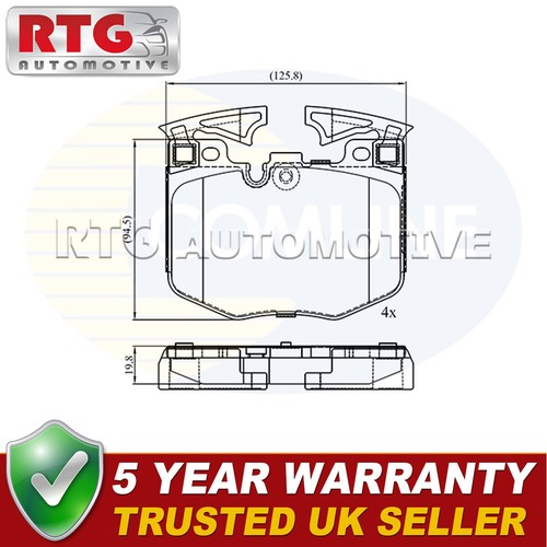 Front brake pads set fits - brake,