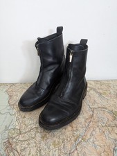 JIGSAW Black Leather Front Zip
