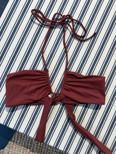 Zara Rust Bikini Top Size M