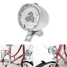 Retro Bicycle MTB Bike Front Light 3 LED Headlight Vintage Flashlight Lamp