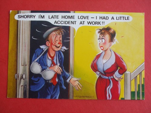 60s bamforth comic drunk - 60s, man