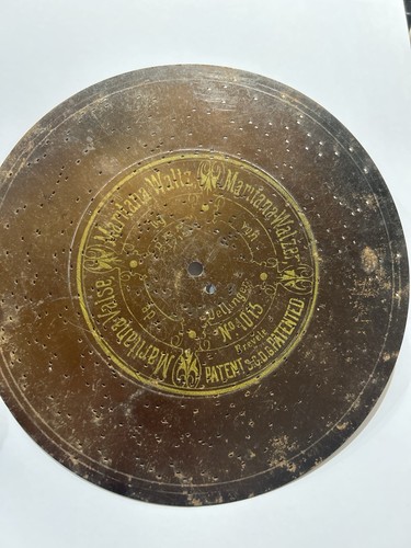 Polyphon music box disc - polyphon,