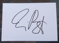 signed tim burton card