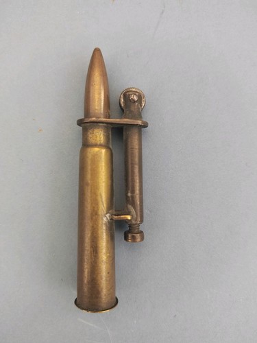 Ww1 trench art lighter made - ww1,