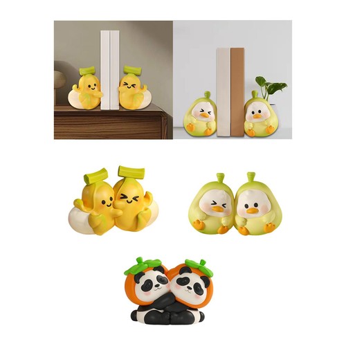 2pcs cute bookends decorative - 2pcs,