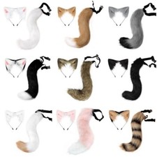 Faux Fur Fox Wolf Ears