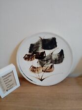 Sue Todd Vintage "Kiln Lodge" Pottery Oriental Style Large Platter Tray 35cm Dia